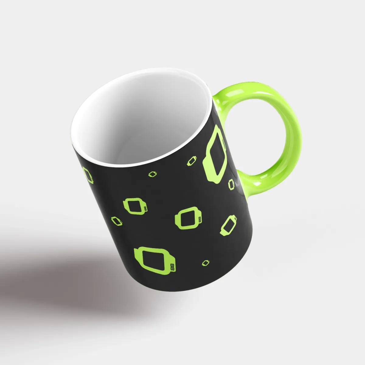 Caneca com Asa Colorida